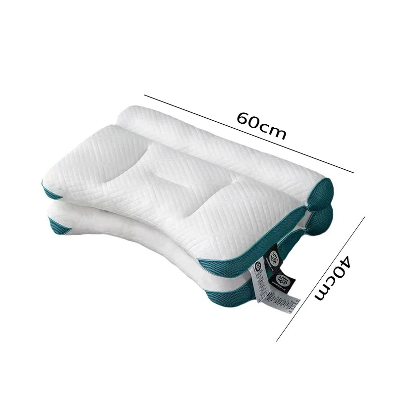 Pluma Relax - Almohada de Plumas de Ganso con Soporte Cervical